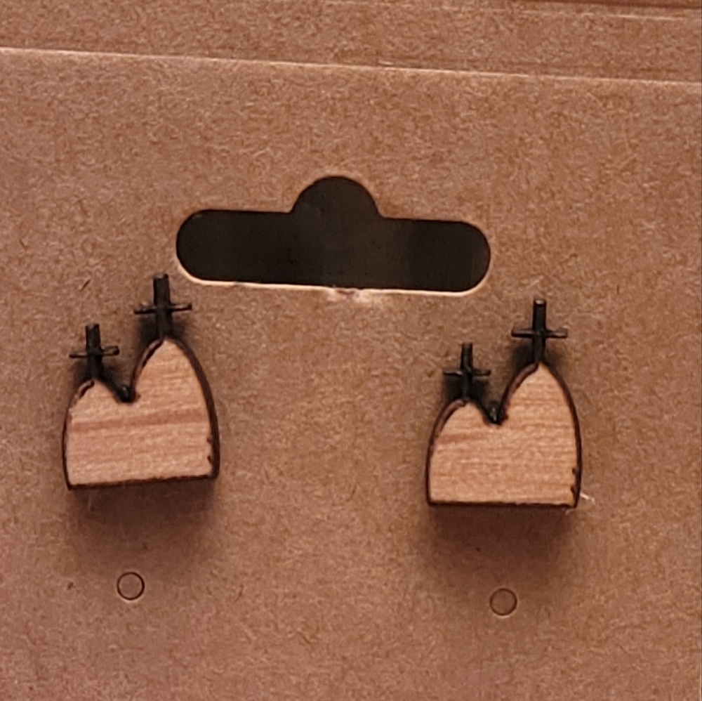 Church Earrings - Picture 2 of 2